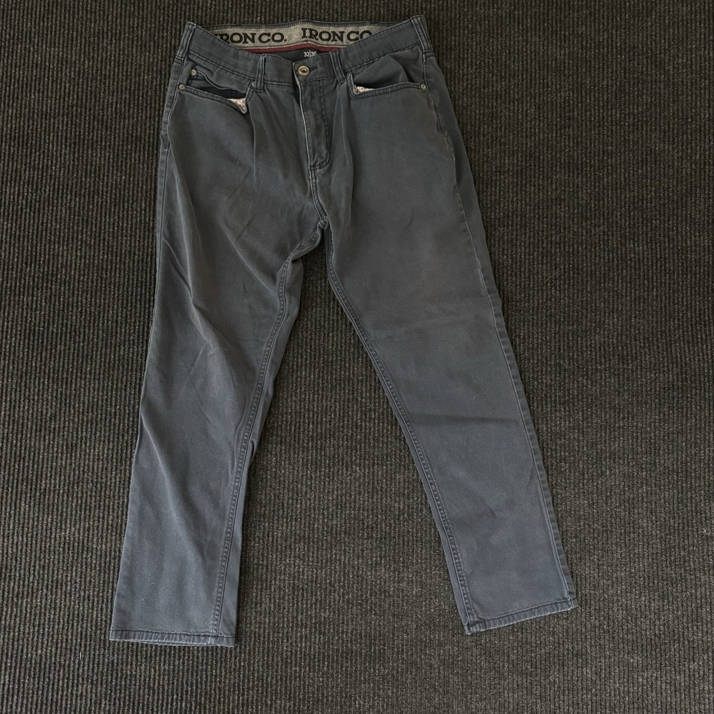 Iron Co. Jeans Men's 32x30 Denim Classic Comfort Waistband Straight Leg